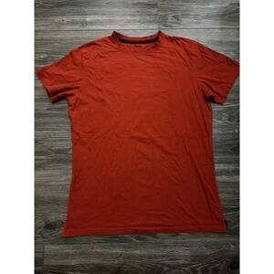 Kuhl Men's Short Sleeve Orange/Red Shirt size Large